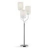 FLORENCE 68 in. Chrome Finish 3-Light Crystal Pendants Floor Lamp with White Shades by HomeGlam 2 FLORENCE 68 in. Chrome Finish 3-Light Crystal Pendants Floor Lamp with White Shades by HomeGlam -Hot Sale HomeGlam Store chrome homeglam floor lamps hl7011f wh 64 1000