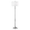 BRILLANTE 61 in. H Chrome Finish Floor Lamp with Stack of Diamond Crystals by HomeGlam 1 BRILLANTE 61 in. H Chrome Finish Floor Lamp with Stack of Diamond Crystals by HomeGlam -Hot Sale HomeGlam Store chrome homeglam floor lamps hl7059f 64 1000