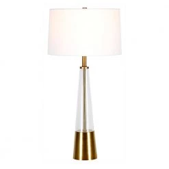 Vivien 29.5 in. Clear Glass and Brass Table Lamp by Meyer&Cross 11 Vivien 29.5 in. Clear Glass and Brass Table Lamp by Meyer&Cross -Hot Sale HomeGlam Store clear glass and brass meyer cross table lamps tl0538 1f 1000