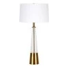 Vivien 29.5 in. Clear Glass and Brass Table Lamp by Meyer&Cross -Hot Sale HomeGlam Store clear glass and brass meyer cross table lamps tl0538 64 1000