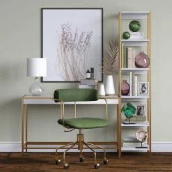 Mara 15.25 in. Clear Glass Mini Table Lamp with Brass Accents by Meyer&Cross -Hot Sale HomeGlam Store clear glass meyer cross table lamps ml0922 31 1000