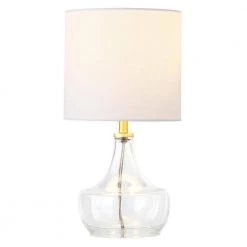 Zola 15.25 in. Clear Glass Teardrop Mini Table Lamp with Brass Accents by Meyer&Cross 12 Zola 15.25 in. Clear Glass Teardrop Mini Table Lamp with Brass Accents by Meyer&Cross -Hot Sale HomeGlam Store clear glass meyer cross table lamps ml0923 1f 1000