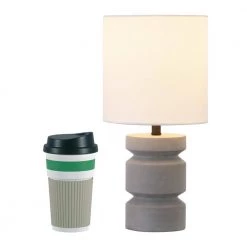 Reyna 13.5 in. Concrete Mini Table Lamp by Meyer&Cross -Hot Sale HomeGlam Store concrete meyer cross table lamps ml0932 44 1000