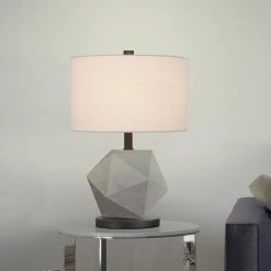 Kore 19-1/2 in. Metal/Concrete Table Lamp by Meyer&Cross -Hot Sale HomeGlam Store concrete meyer cross table lamps tl0003 44 1000