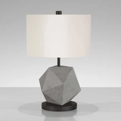 Kore 19-1/2 in. Metal/Concrete Table Lamp by Meyer&Cross -Hot Sale HomeGlam Store concrete meyer cross table lamps tl0003 66 1000