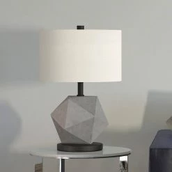 Kore 19-1/2 in. Metal/Concrete Table Lamp by Meyer&Cross -Hot Sale HomeGlam Store concrete meyer cross table lamps tl0003 c3 1000