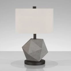 Kore 19-1/2 in. Metal/Concrete Table Lamp by Meyer&Cross -Hot Sale HomeGlam Store concrete meyer cross table lamps tl0003 fa 1000