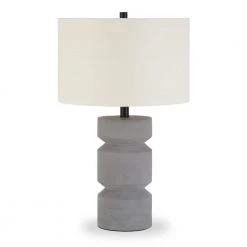 Reyna Table Lamp in Concrete by Meyer&Cross