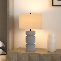 Reyna Table Lamp in Concrete by Meyer&Cross -Hot Sale HomeGlam Store concrete meyer cross table lamps tl0087 76 1000