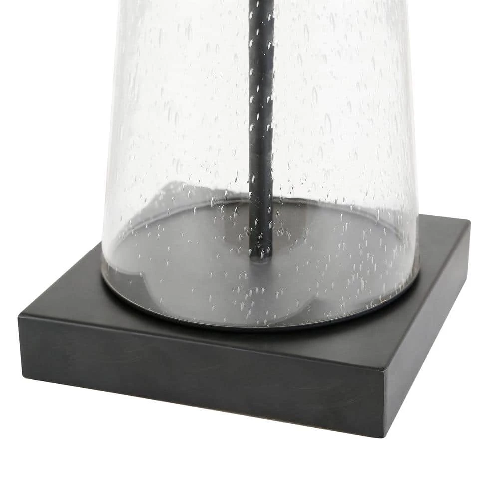 Dax 25-1/8 in. Tapered Seeded Glass Table Lamp by Meyer&Cross 7 Dax 25-1/8 in. Tapered Seeded Glass Table Lamp by Meyer&Cross - Image 5