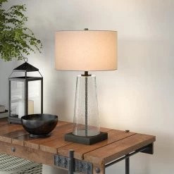 Dax 25-1/8 in. Tapered Seeded Glass Table Lamp by Meyer&Cross 23 Dax 25-1/8 in. Tapered Seeded Glass Table Lamp by Meyer&Cross -Hot Sale HomeGlam Store glass meyer cross table lamps tl0193 76 1000