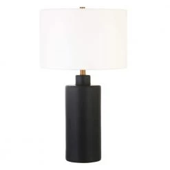 Carlina 25 in. Matte Black Table Lamp by Meyer&Cross
