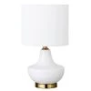 Calvin 13.5 in. Matte White Mini Table Lamp by Meyer&Cross -Hot Sale HomeGlam Store matte white meyer cross table lamps ml0927 64 1000