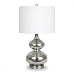 Katrin 23-1/2 in. Mercury Glass Table Lamp by Meyer&Cross