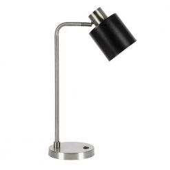 Thew 20-3/4 in. Table Lamp in Nickel by Meyer&Cross