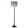 Barossa 61 in. H ORB Tiffany Floor Lamp with Blue/Purple Shade by HomeGlam -Hot Sale HomeGlam Store orb homeglam floor lamps hl6020f pr 64 1000
