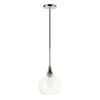 Ida 1-Light Polished Nickel Pendant with Clear Glass Shade by Meyer&Cross -Hot Sale HomeGlam Store polished nickel meyer cross chandeliers pd0623 64 1000
