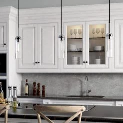 Kagan 1-Light Polished Nickel Pendant with Clear Glass Shade by Meyer&Cross -Hot Sale HomeGlam Store polished nickel meyer cross chandeliers pd0649 31 1000