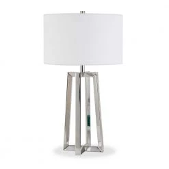 Helena 25-1/2 in. Polished Nickel Table Lamp by Meyer&Cross