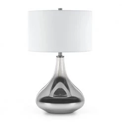 Mirabella 25-1/2 in. Smoked Chrome Ombre Table Lamp by Meyer&Cross