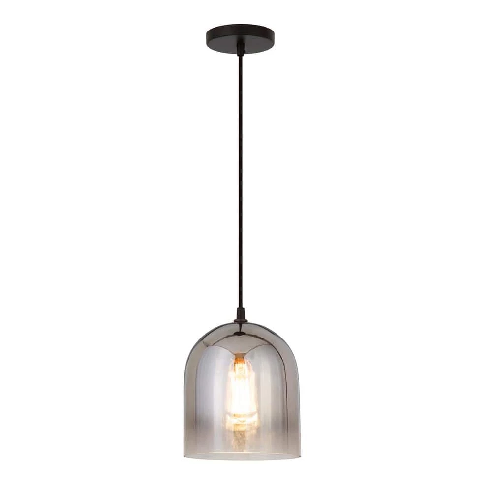Marit 1-Light Smoked Nickel Glass Pendant by Meyer&Cross 5 Marit 1-Light Smoked Nickel Glass Pendant by Meyer&Cross - Image 3