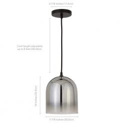 Marit 1-Light Smoked Nickel Glass Pendant by Meyer&Cross 14 Marit 1-Light Smoked Nickel Glass Pendant by Meyer&Cross -Hot Sale HomeGlam Store smoked nickel meyer cross chandeliers pd0031 fa 1000