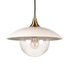 Alvia Pendant in Pearled White by Meyer&Cross